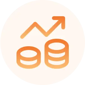 収入を表すコインのアイコン